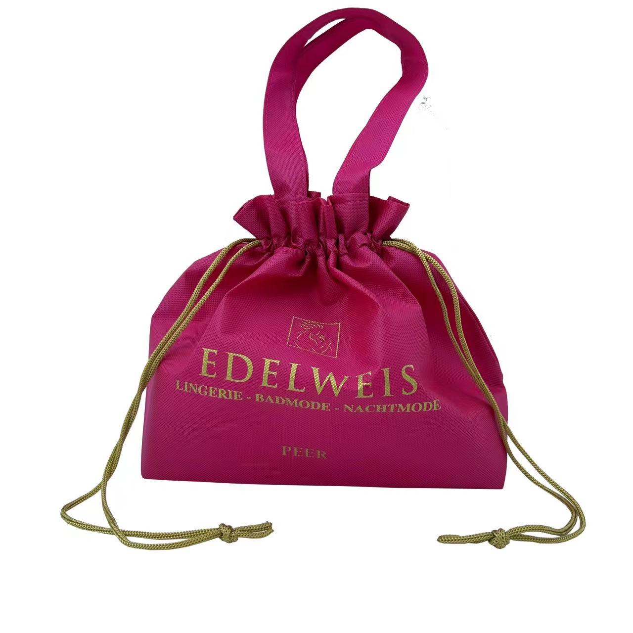 Slitstarkt non-woven-tyg Dragsko-påse Dust Bag