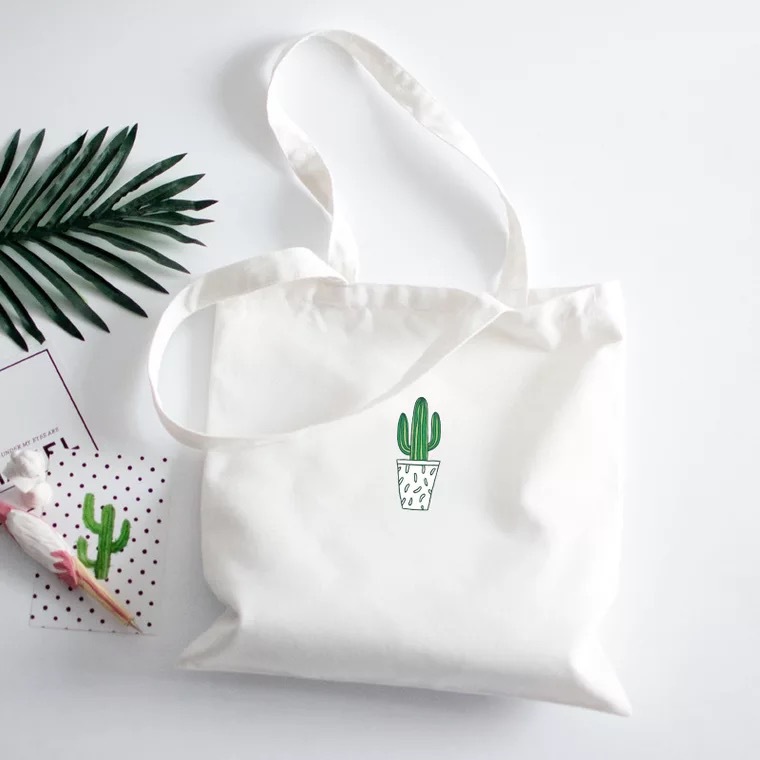 Bomull livsmedelsbutik Tote Canvas Bag